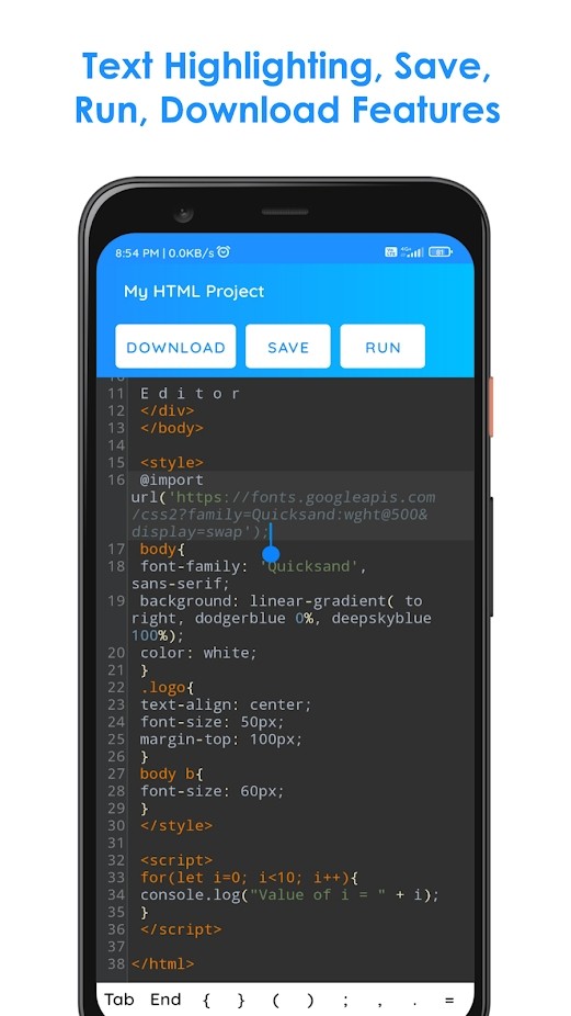 html editor编辑器apk截图1