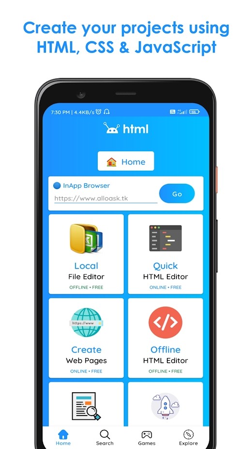 html editor编辑器apk截图2