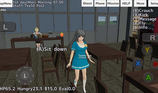 校园女生模拟器 mod中文版截图4