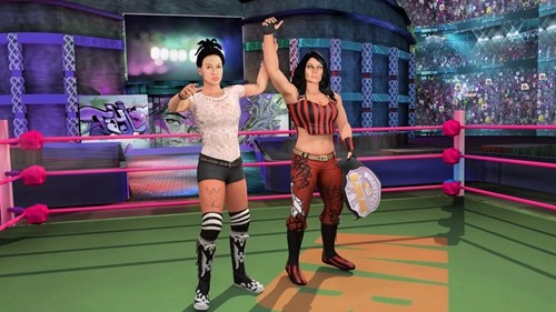 wwe美女摔跤 游戏单机截图3