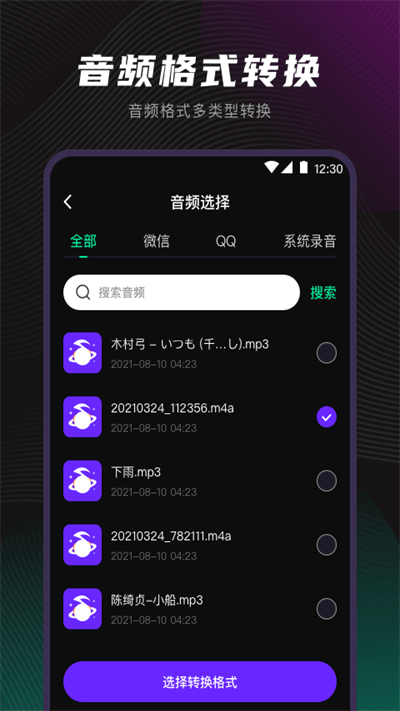 视频音频格式转换器软件截图3