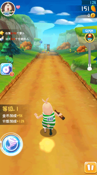 逃亡兔跑酷截图3