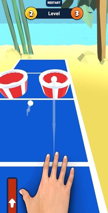 乒乓球弹入水杯截图3