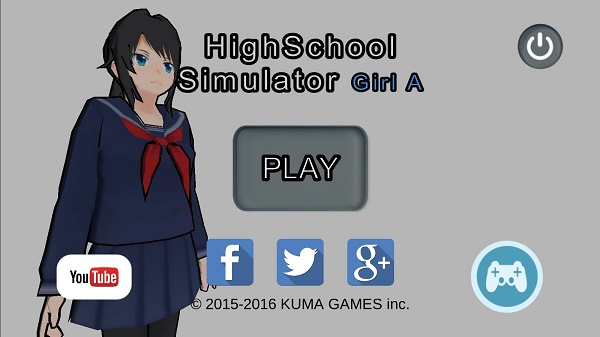 高校模拟少女最新版(GirlA)截图1