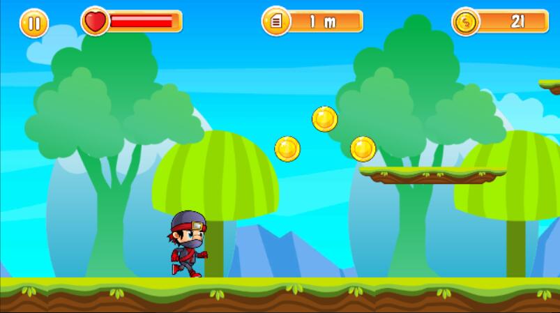 忍者武士跑酷2Ninja Samurai Runner 2截图1