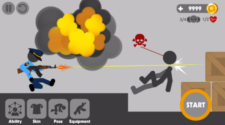 火柴人翻转大师下载:动作对决与特技翻转型手机游戏