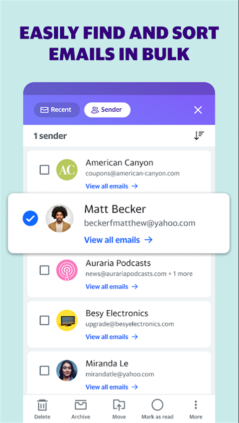 Yahoo邮箱官方版下载 - Android 办公商务邮件平台