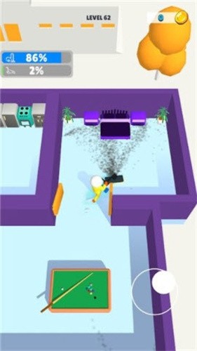 房屋清洁工游戏下载:射击闯关的休闲体验