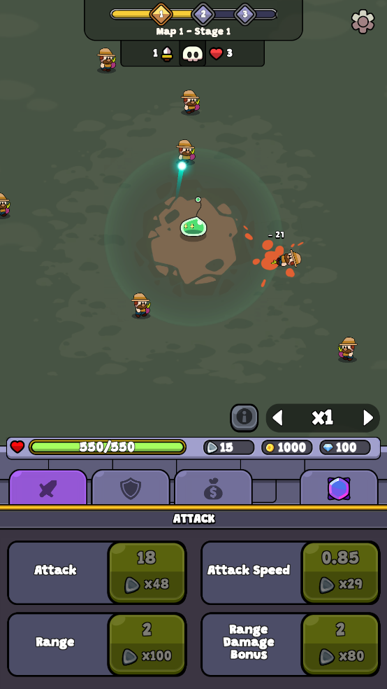 史莱姆战斗最新版(Slime Battle)游戏下载